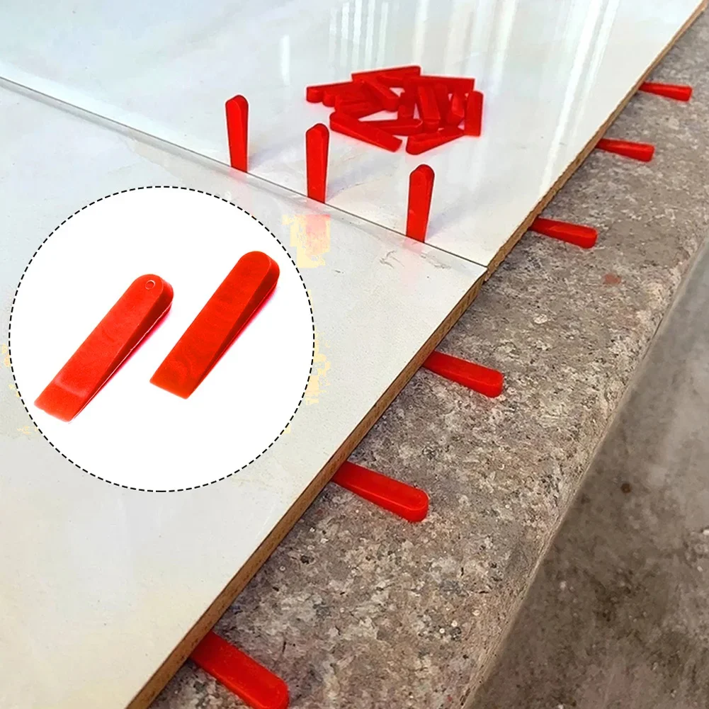 100pcs Plastic Tile Wedge Spac - Ceramic Tile Floor review and price