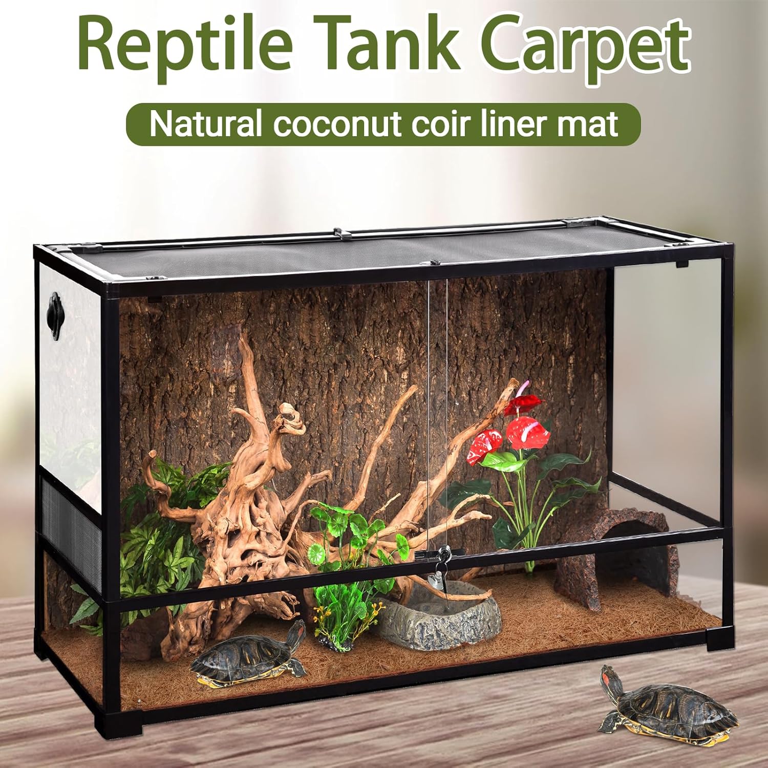 3 Rolls Reptile Carpet, 24x48i - Substrate Coconut Fiber review and price