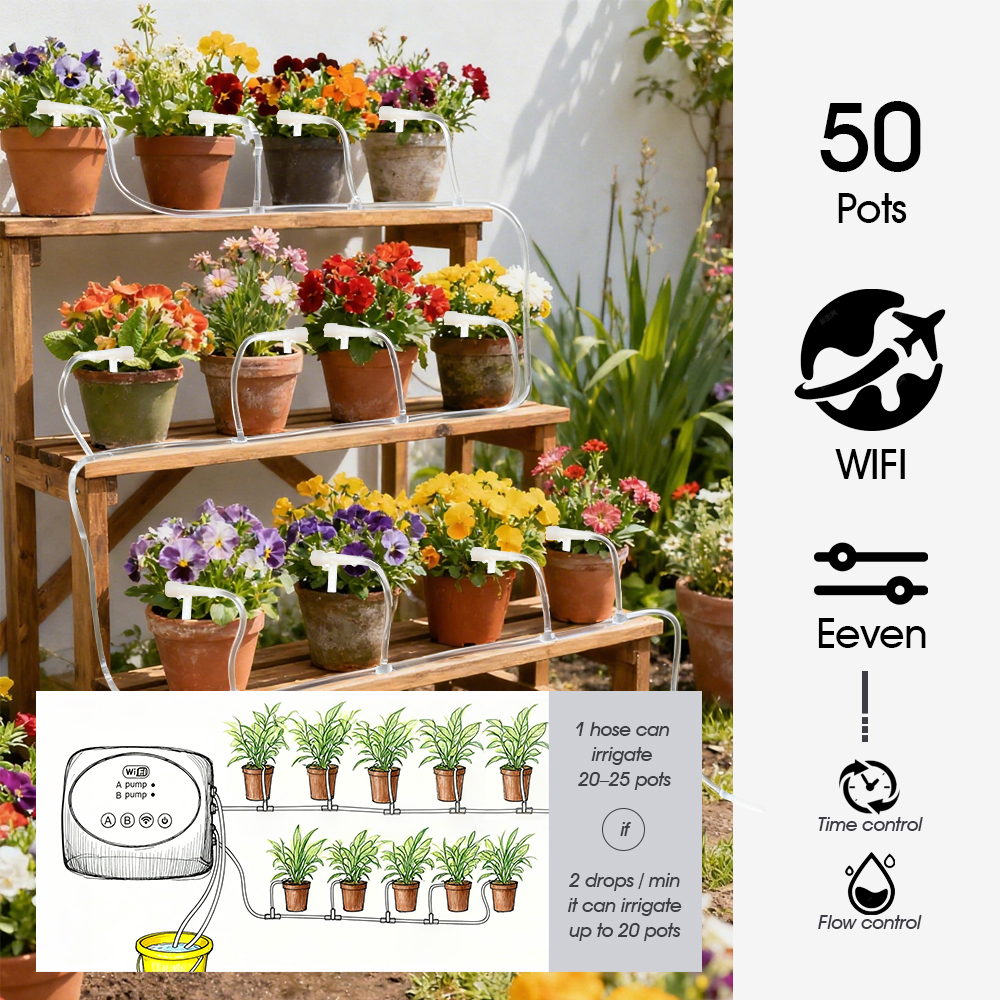 Garden Smart Dual Outlets Pump - Timer Dual Outlet review and price