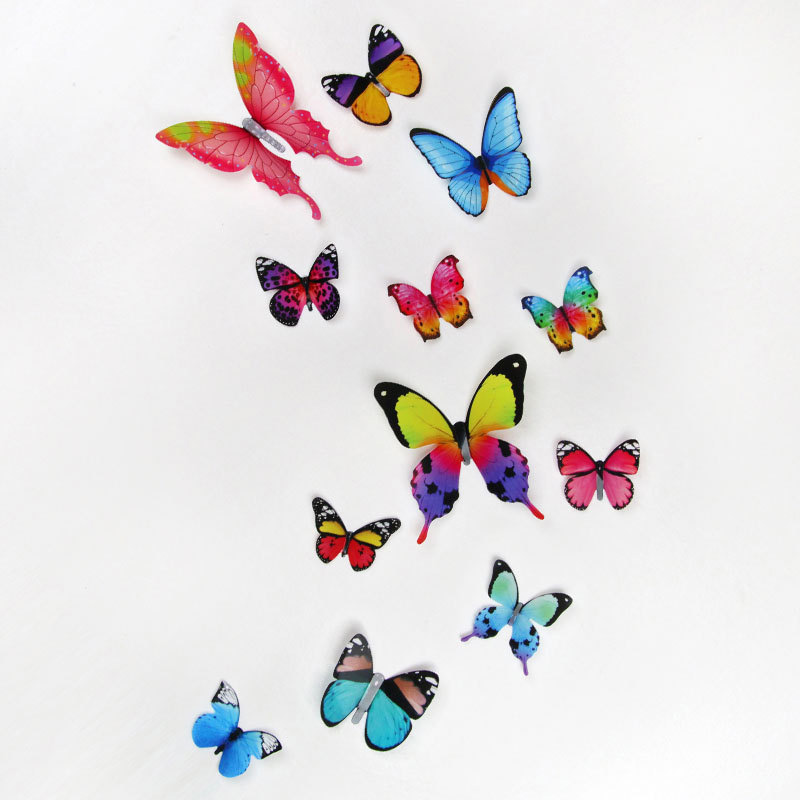 12Pcs 3D Butterfly Wall Sticke - Pvc Panel Background review and price