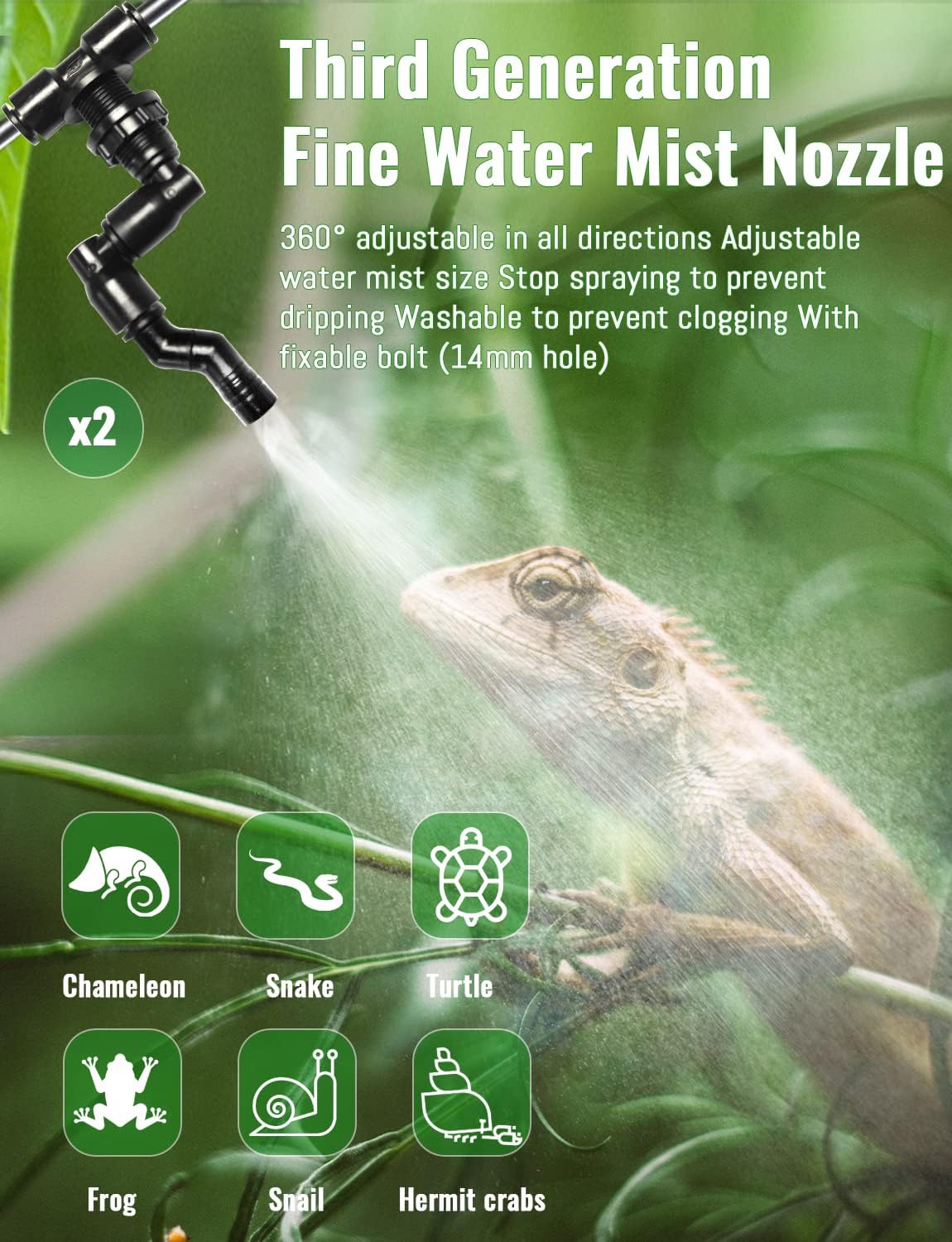 Automatic Rainforest Timing Sp - Misting Nozzle Reptile review and price
