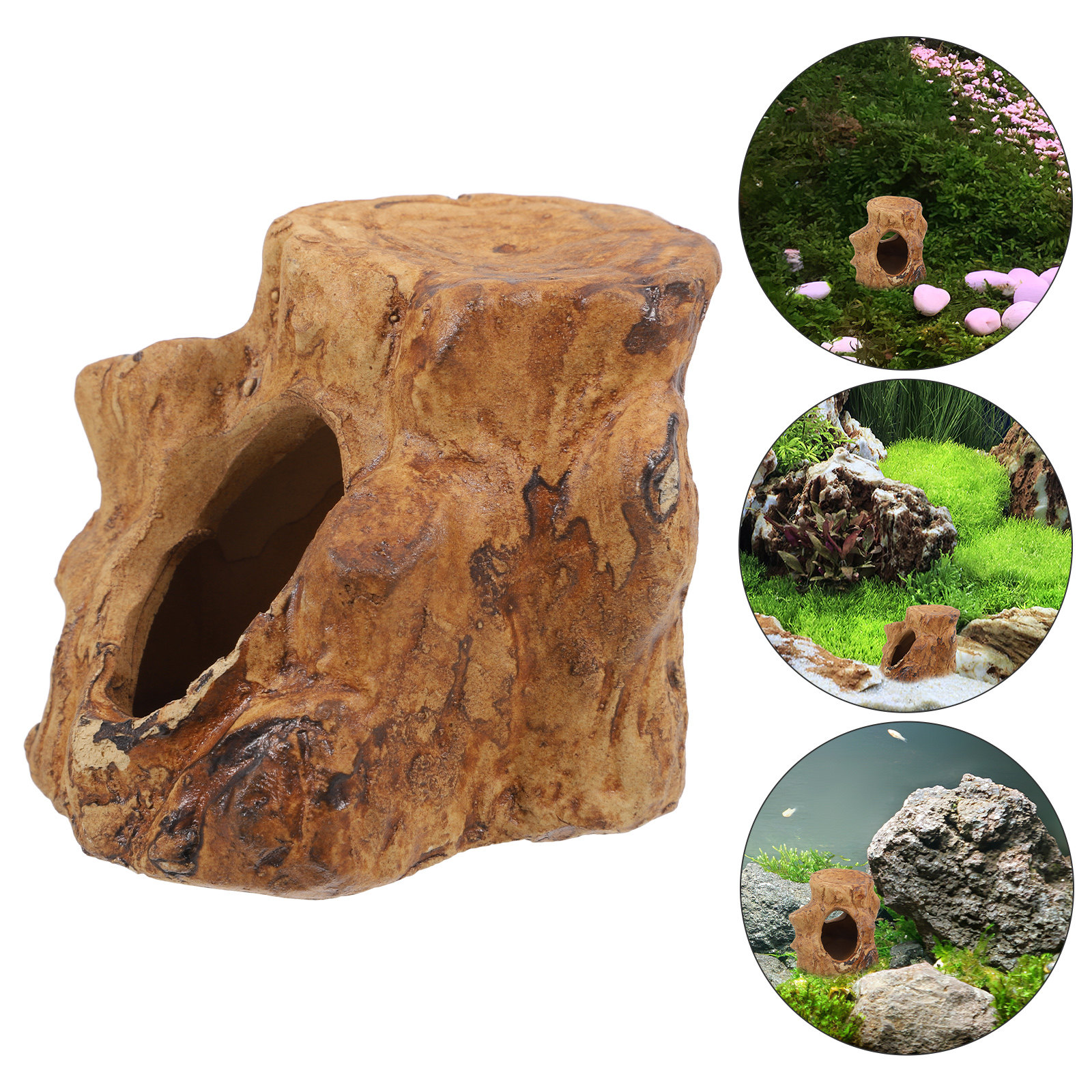 Pleco Caves Fish Tank Decorati - Hide Cave Ceramic review and price
