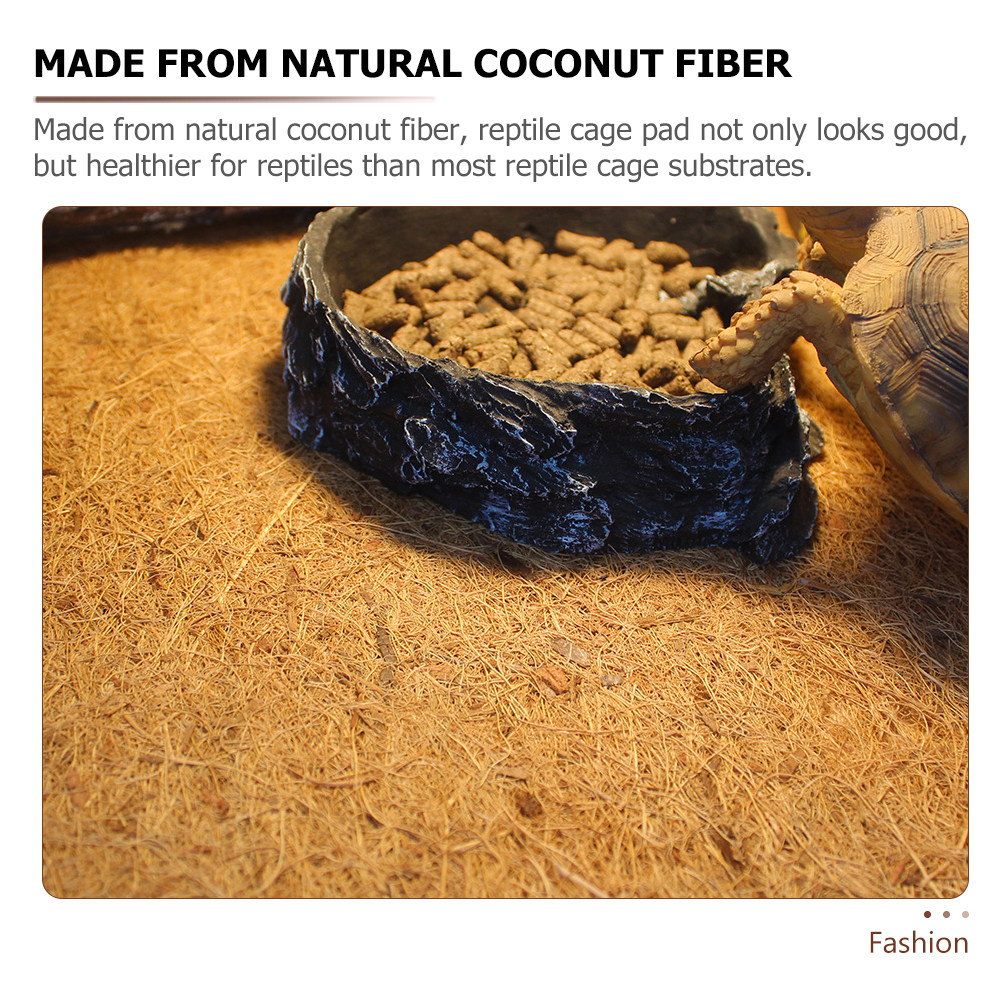 Reptile Carpet Natural Coconut - Substrate Coconut Fiber review and price