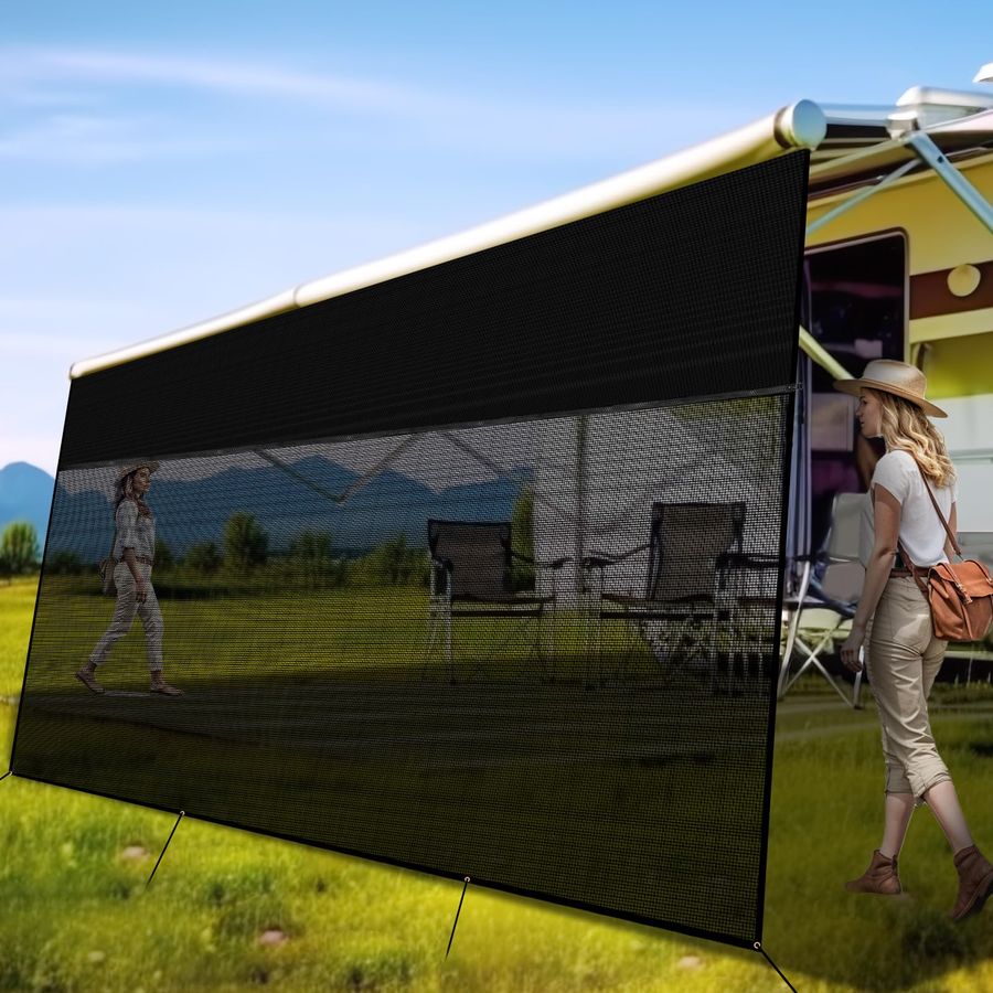 Awning Shade Screen with Zippe - Screen Top Mesh review and price