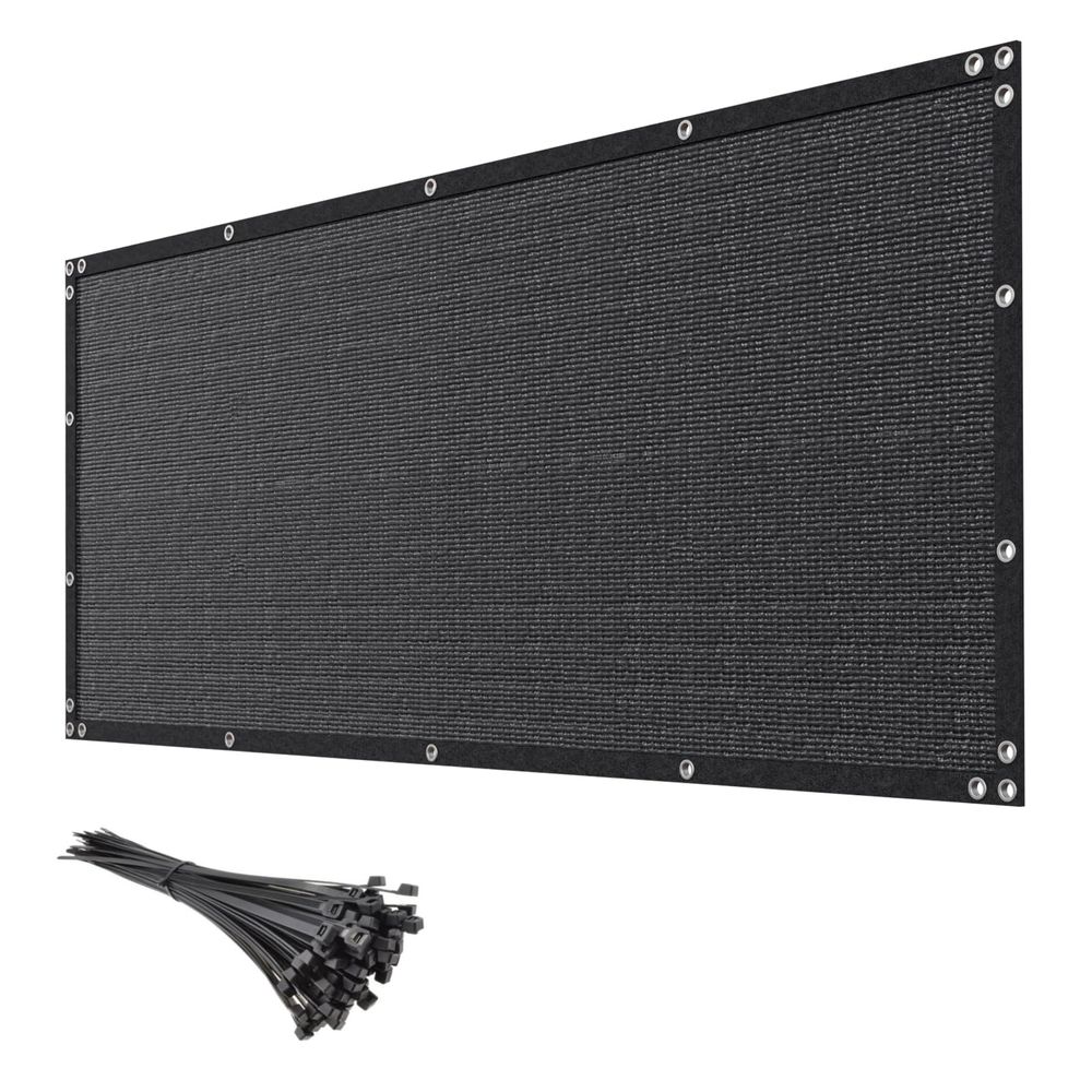 x 100ft Black Privacy Screen F - Screen Top Mesh review and price