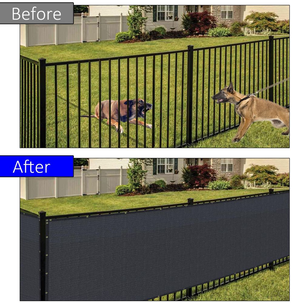 x 100ft Black Privacy Screen F - Screen Top Mesh review and price