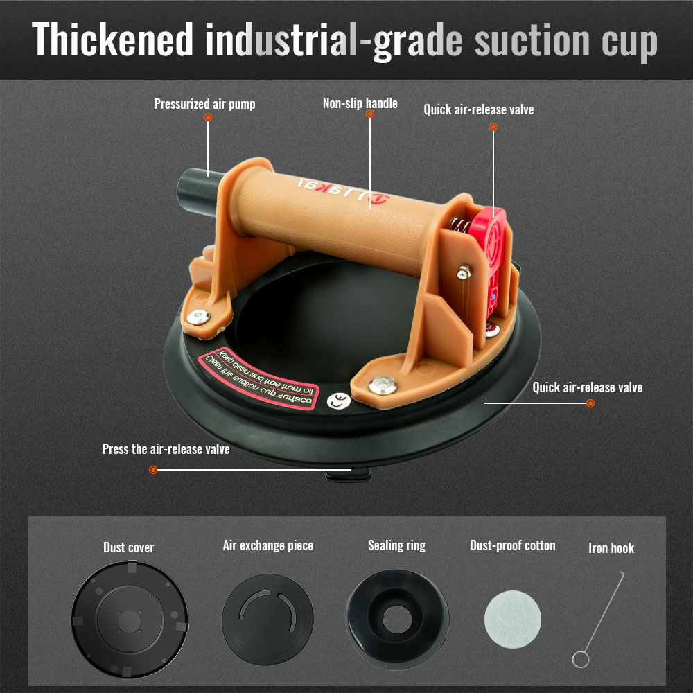 8 Inch Silicone Vacuum Suction - Ceramic Tile Floor review and price