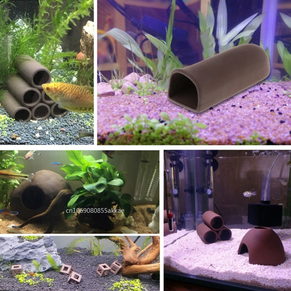 1pc Fish Tank Cave Aquarium Ac - Hide Cave Ceramic review and price